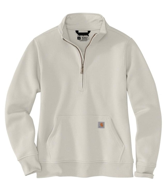 Carhartt Women's Relaxed Fit Midweight Quarter-Zip Mock Neck Sweatshirt 105295