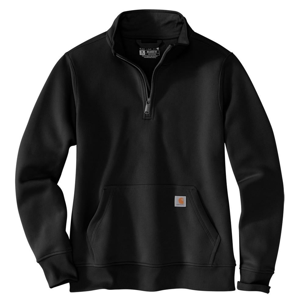 りょりょりょ　 Staying A Life＋Get a grip Relaxed Fit Midweight Quarter-Zip Mock-Neck Sweatshirt | CCGEsite