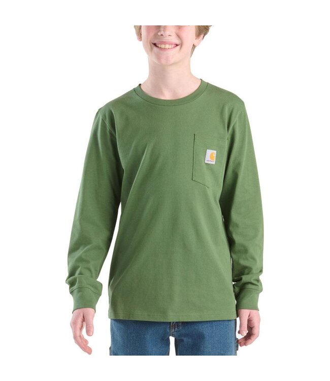 Carhartt Boy's Long-Sleeve Deer Park Pocket T-Shirt CA6764