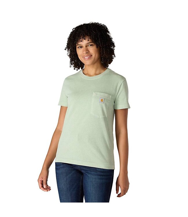 Carhartt Women's Relaxed Fit Lightweight Short-Sleeve Garment Dye Pocket T-Shirt 106272