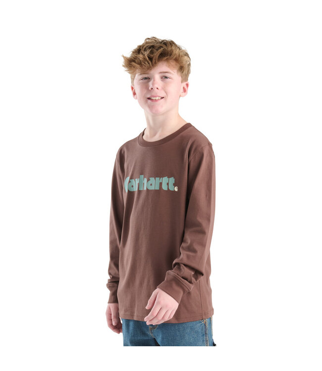 Carhartt Boy's Long-Sleeve Logo T-Shirt CA6750