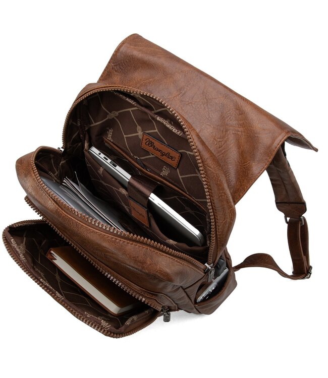 Wrangler Belt Buckle Laptop Backpack WG98-043