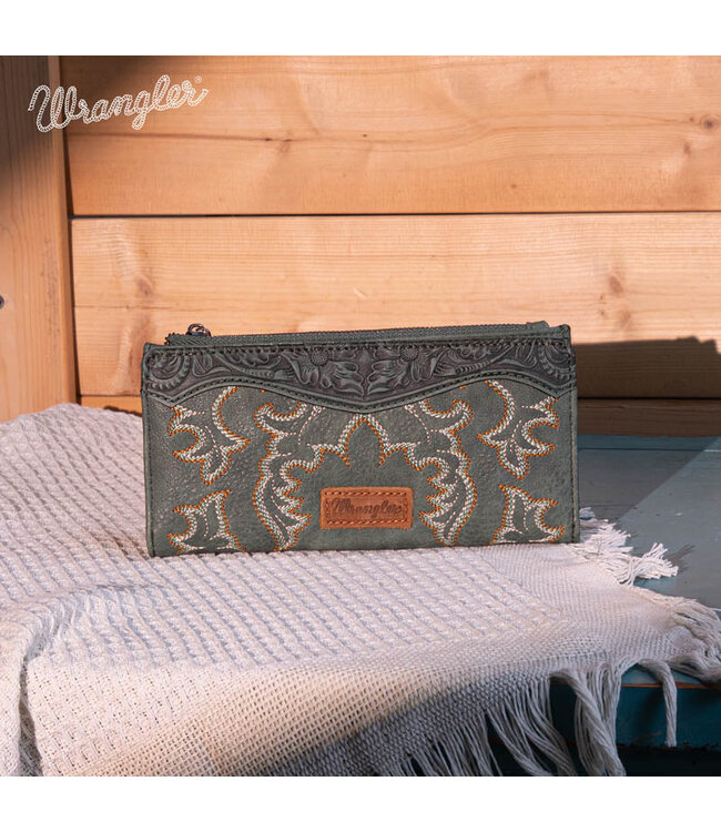 Wrangler Embroidered Bi-Fold Wallet WG145-212