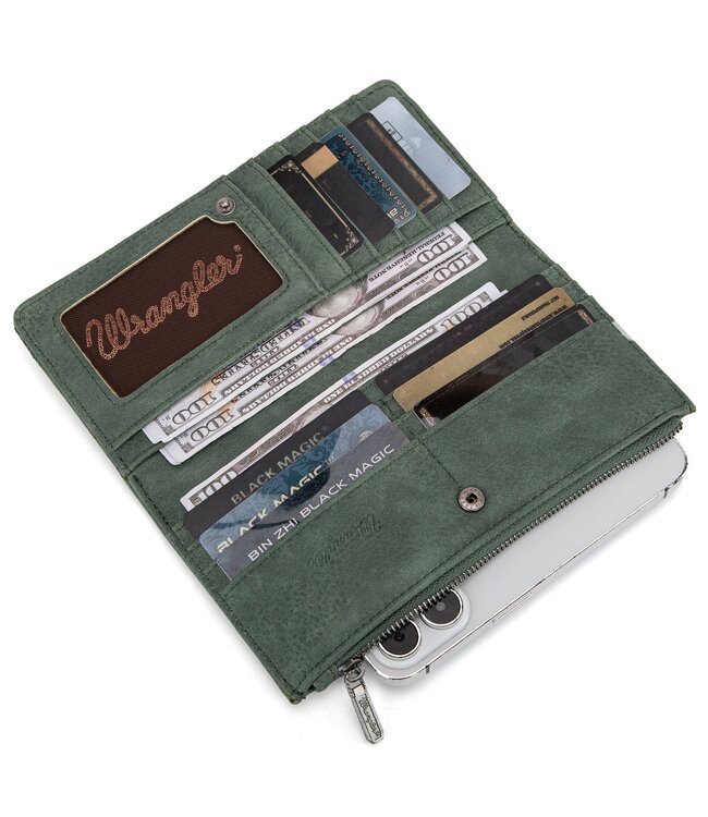 Wrangler Embroidered Bi-Fold Wallet WG145-212