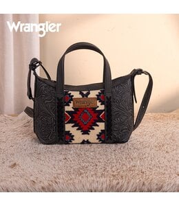Wrangler Aztec Tooled Pattern Print Tote/Crossbody WG226-8605