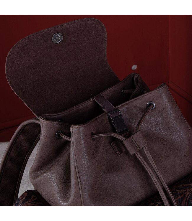 Wrangler Vintage Floral Tooled Backpack WG12-9110B