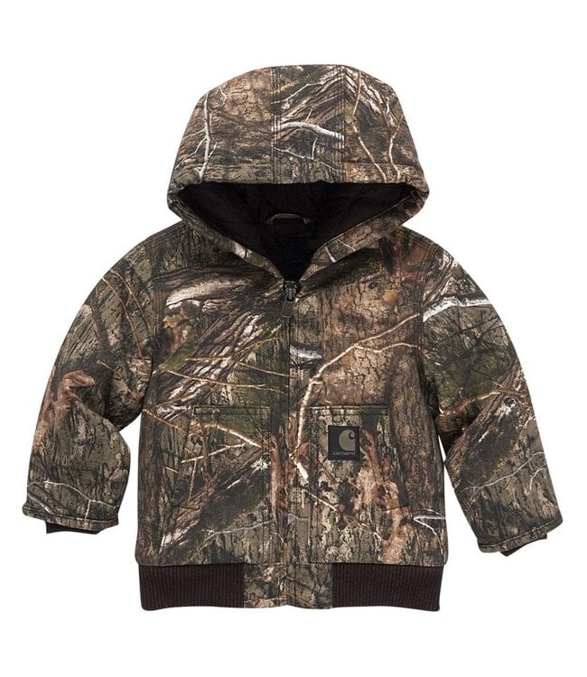 Carhartt Boy's Infant/Toddler Canvas Insulated Camo Active Jacket CP8580