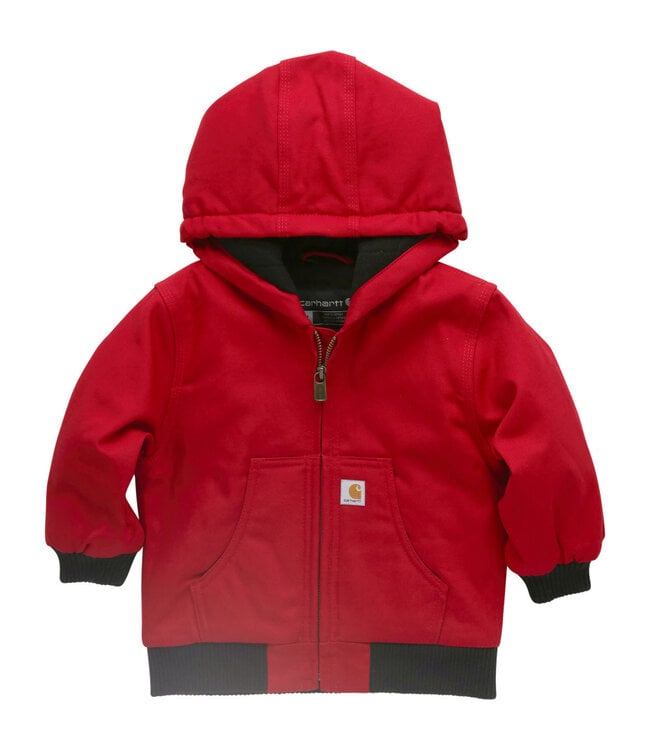 Carhartt Boy's Infant/Toddler Canvas Insulated Hooded Active Jacket CP8587