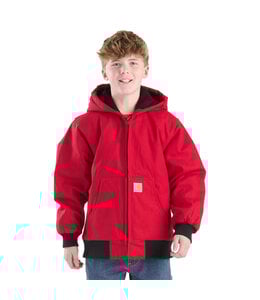 Carhartt Boy's Canvas Insulated Hooded Active Jac CP8589