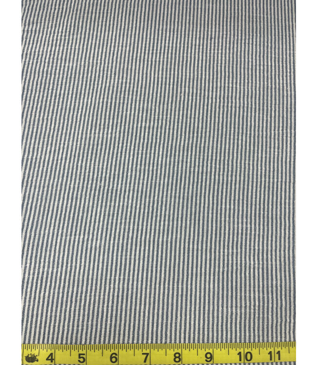 Mook Fabrics Yard of Stripes NS 553, Denim Fabric 138579
