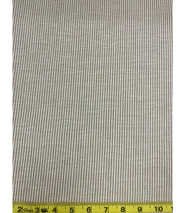 Mook Fabrics Yard of Stripes NS 553, Natural Fabric 138580