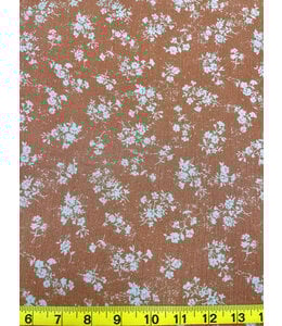 Yard of Rayon Crinkle-Sandstone Fabric 1D1274
