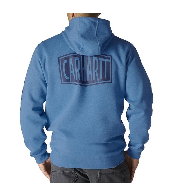 Carhartt Men's Rain Defender Loose Fit Midweight Logo Graphic Sweatshirt 107030