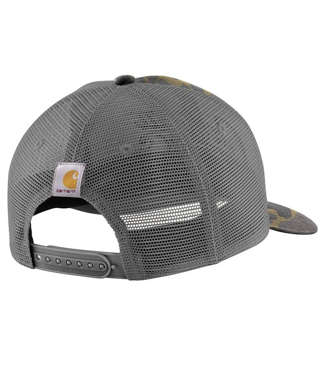 Carhartt Men's Wool Mesh-Back Camo Logo Patch Cap 107003