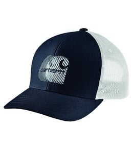 Carhartt Men's Canvas Mesh-Back Logo Embroidered Cap 107009