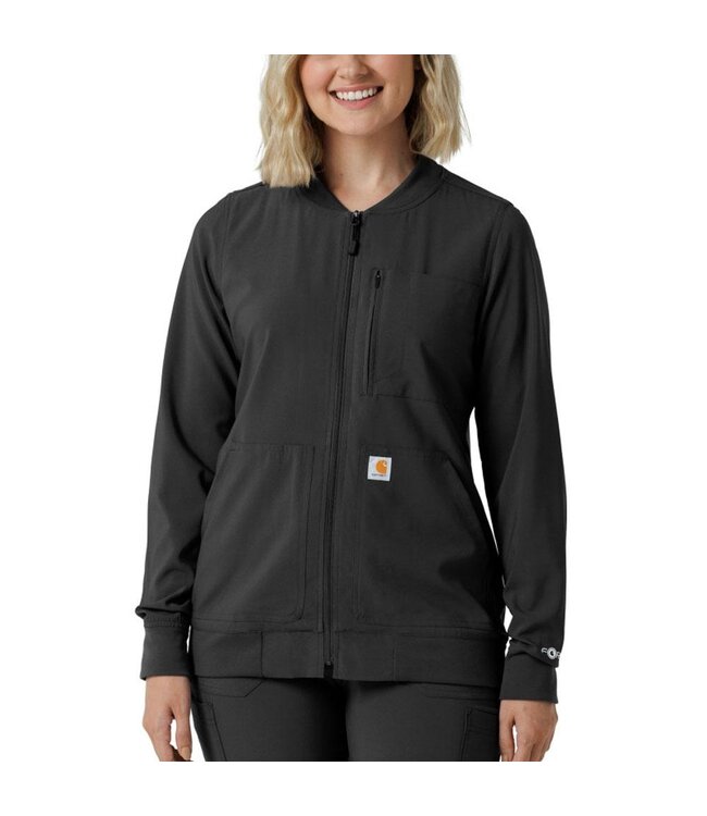 Carhartt Women's Force Cross-Flex Women's Lightweight Scrub Jacket C82410