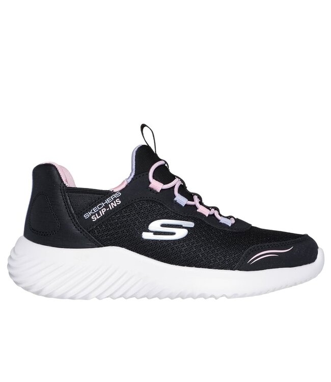 Skechers Girl's Slip-ins: Bounder- Simple Cute Shoe 303585L BLK