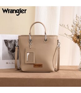 Wrangler Top Handle Tote/Crossbody Detachable Key Ring Card Holder WG188-8312
