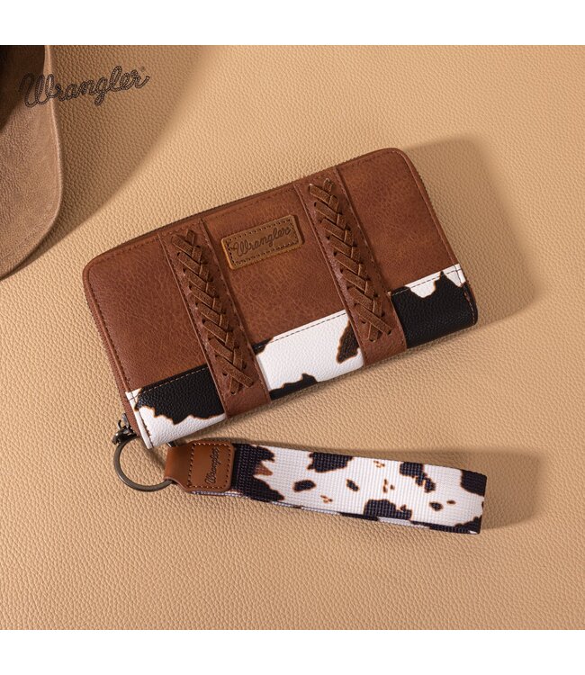Wrangler Cow Print Wallet WG102-W006
