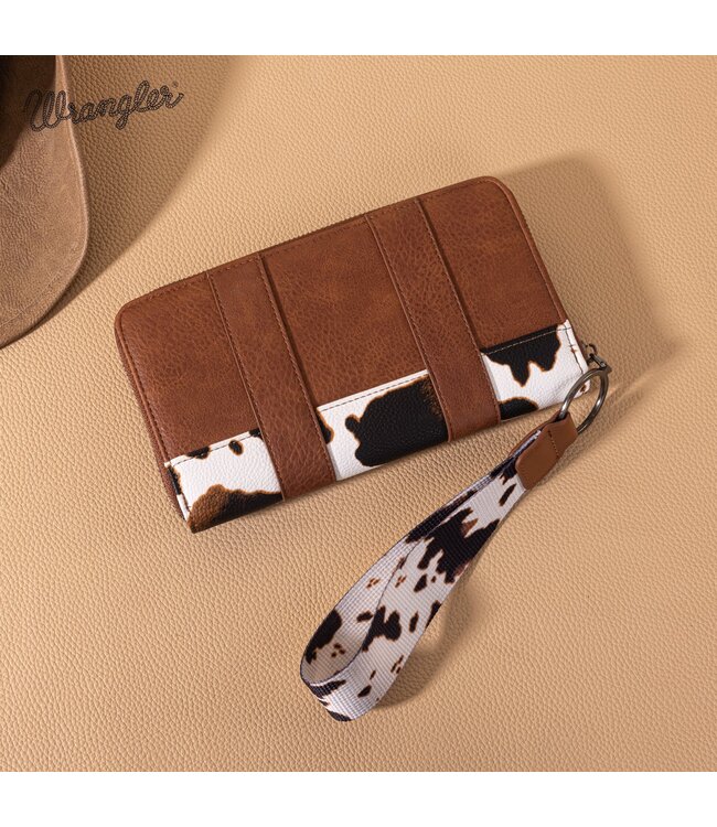 Wrangler Cow Print Wallet WG102-W006