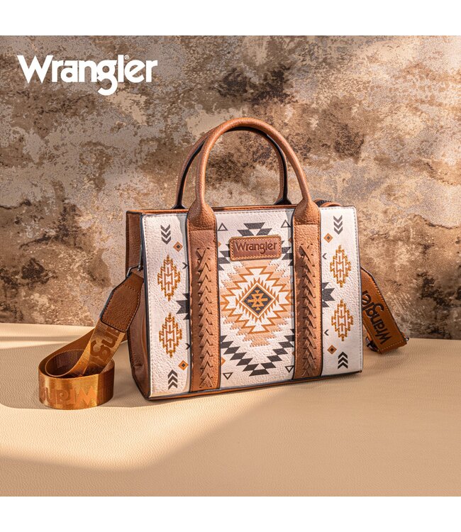 Wrangler Aztec Pattern Print -Tote/Crossbody WG2206-8120S