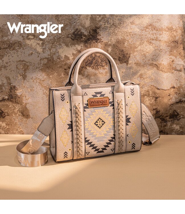 Wrangler Aztec Pattern Print -Tote/Crossbody WG2206-8120S