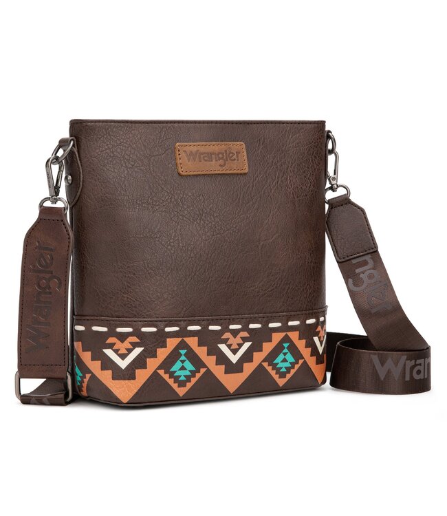 Wrangler Aztec Print Crossbody WG297G-8360CF