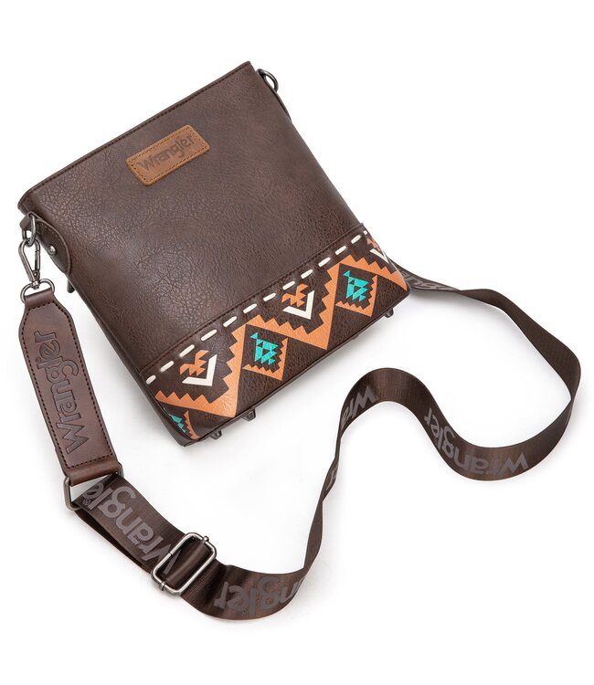 Wrangler Aztec Print Crossbody WG297G-8360CF