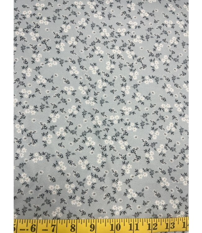 Yard of Poly Crepe Fabric 062315