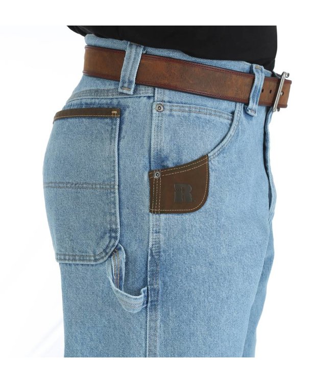 Wrangler Riggs Workwear Jean Da Lavoro Uomo, Cotone 100%, Antique Indigo, Taglia 34x30