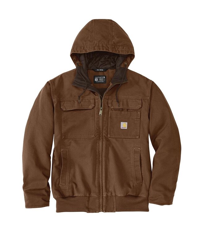 Carhartt Men's Full Swing Loose Fit Washed Duck Insulated Active Jac 106980