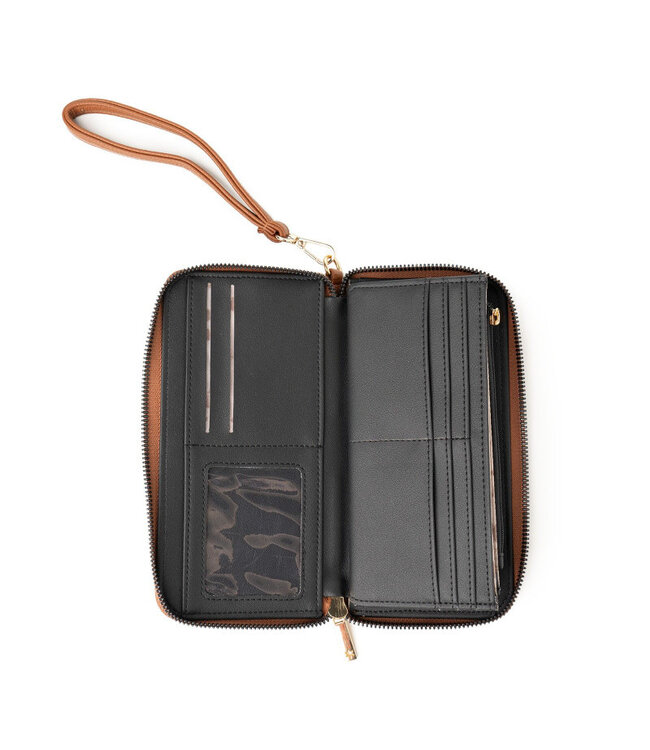 KEDZIE Eclipse Zip-Around Clutch KDZECL