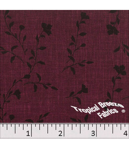 Good's Distribution YD 045517-BR  Poly Print Burgundy