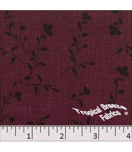 YD 045517-BR  Poly Print Burgundy
