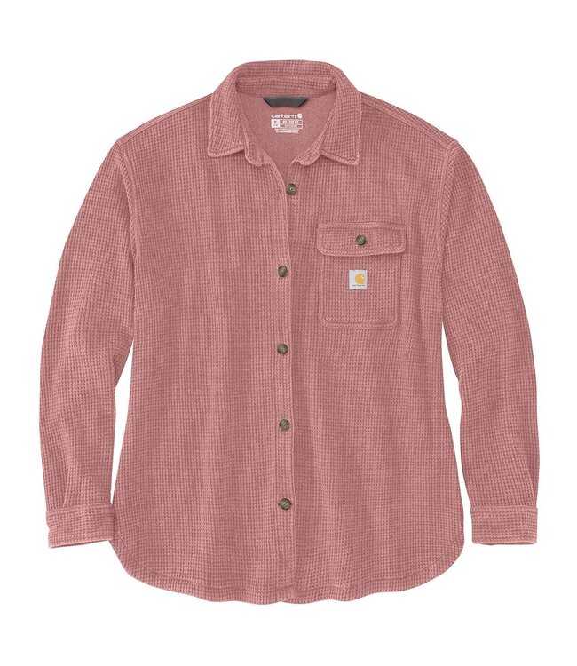 Carhartt Women's Oversized-Fit Heavyweight Waffle Knit Shirt 107134