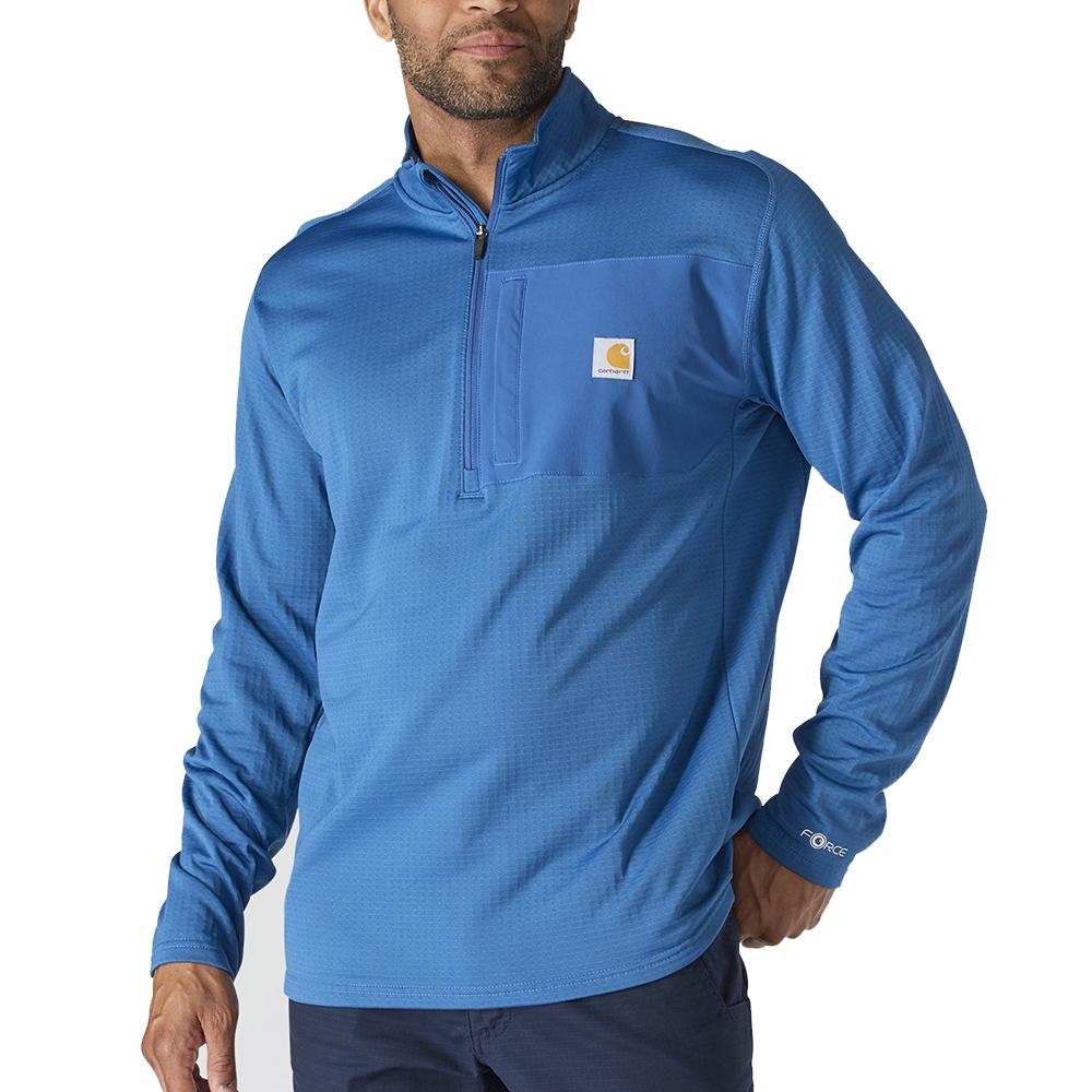 Carhartt Men's Force Relaxed Fit Half Zip T-Shirt - Traditions