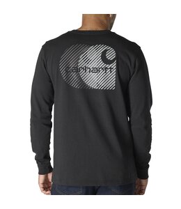 Carhartt Men's Relaxed Fit Heavyweight Long-Sleeve Pocket C Graphic T-Shirt 107036
