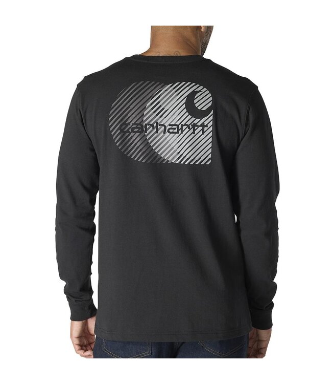 Carhartt Men's Relaxed Fit Heavyweight Long-Sleeve Pocket C Graphic T-Shirt 107036