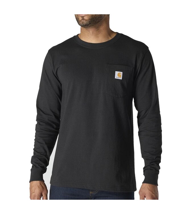 Carhartt Men's Relaxed Fit Heavyweight Long-Sleeve Pocket C Graphic T-Shirt 107036