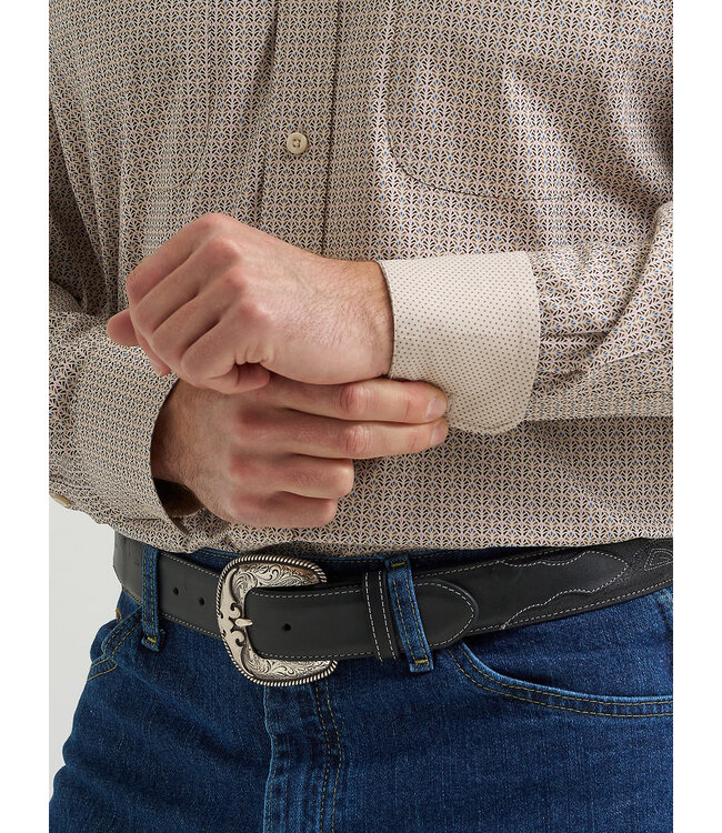 Wrangler Men's George Strait Long-Sleeve Button Down Two Pocket Shirt 112369590