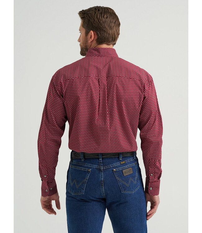 Wrangler Men's George Strait Long-Sleeve Button Down One Pocket Shirt 112369639