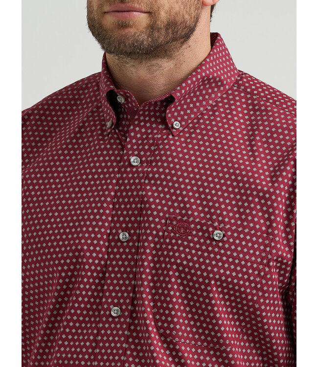 Wrangler Men's George Strait Long-Sleeve Button Down One Pocket Shirt 112369639