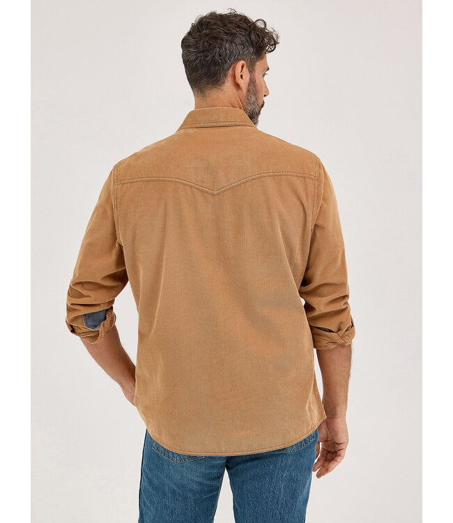 Wrangler Men's Retro Premium Western Snap Corduroy Shirt 112369587