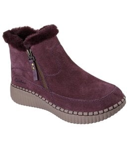 Skechers Women's Relaxed Fit: Wilshire Boulevard- Fresh Zip Boot 168108 WINE