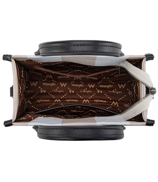 Wrangler Color Block Tote/Crossbody WG208-8120S