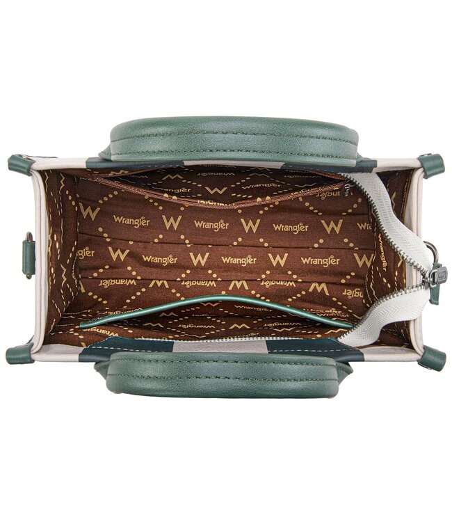 Wrangler Color Block Tote/Crossbody WG208-8120S