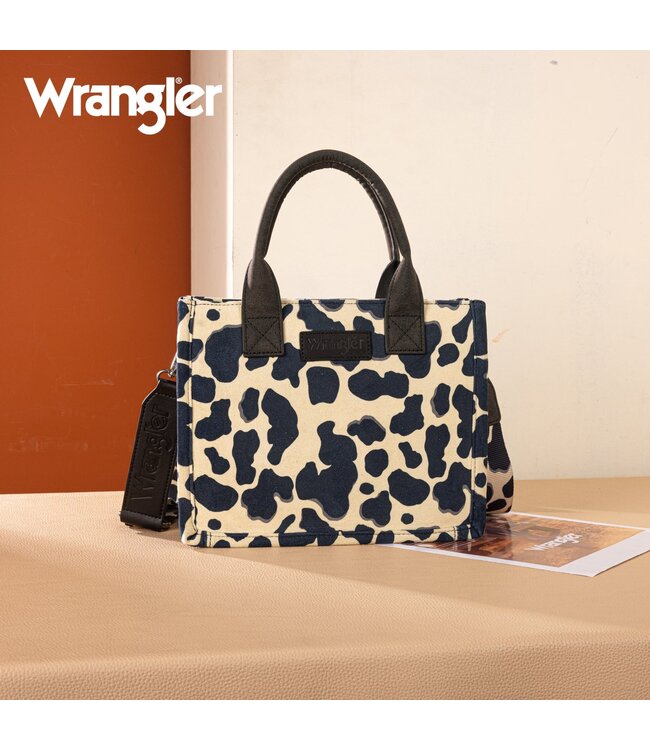 Wrangler Cow Print Concealed Carry Tote/Crossbody WG264-8120