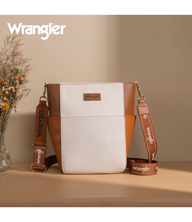 Wrangler Two Tone Color Block Shoulder Bag/Crossbody WG67-9182