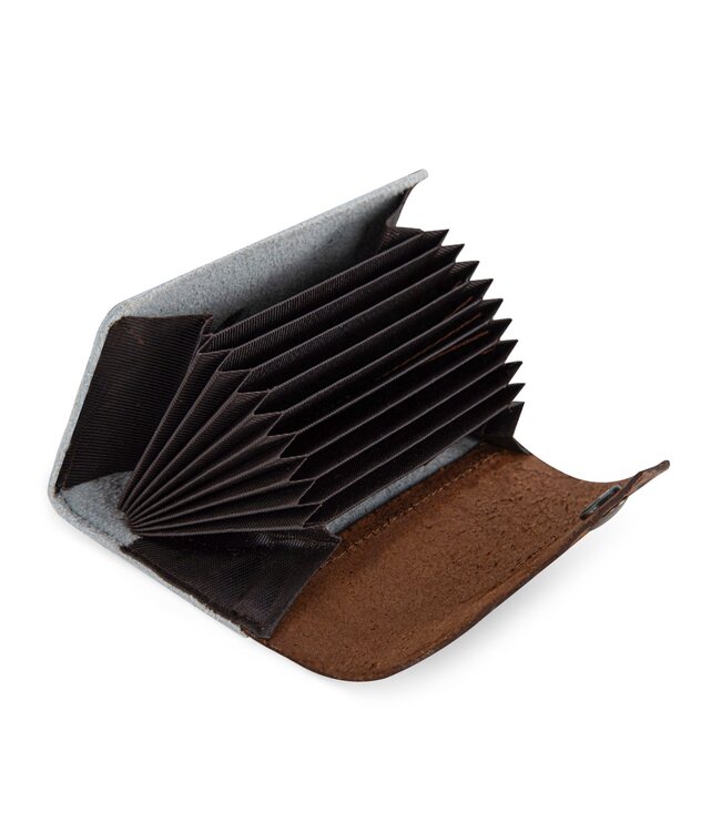 Wrangler Genuine Hair-On Cowhide Floral Tooled Wallet WG224-W070