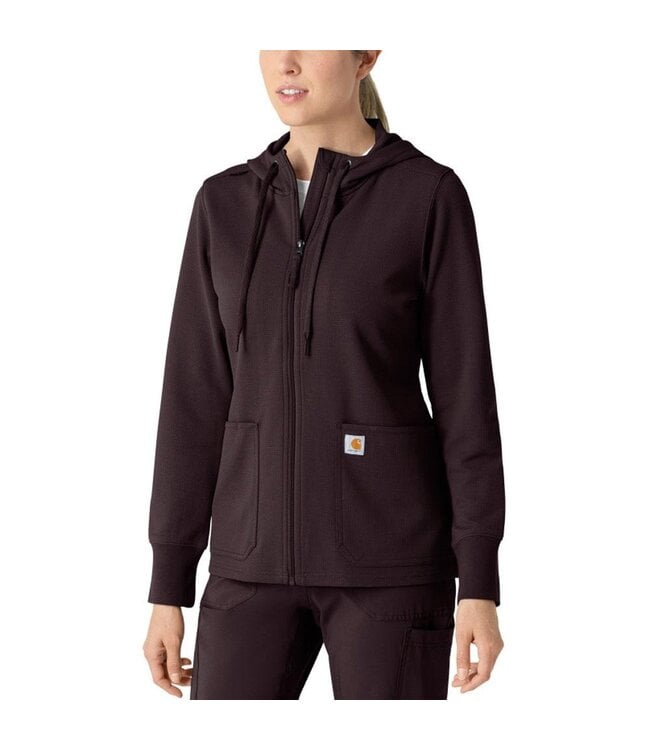 Carhartt Women's Full Zip Waffle Hoodie C82008
